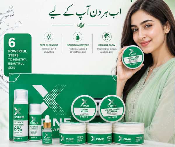 X-One Skin Care – 7 Step Professional Facial Kit